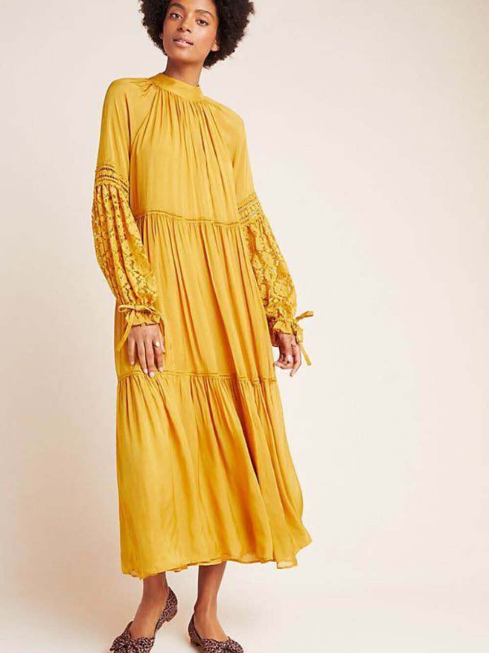 Anthropologie Andalusian Maxi Dress by Atsu size Small
